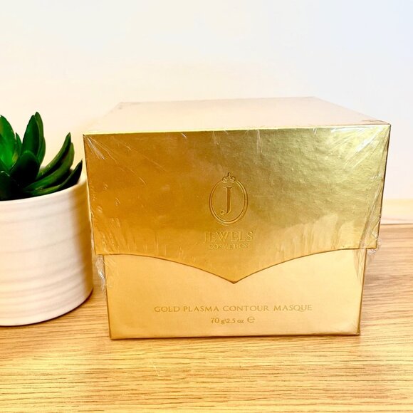 Jewels Cosmetics Gold Plasma Contour Masque Full Size Anti-Aging Face Mask Luxur - Picture 1 of 8